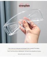Apsauginiai akiniai nuo purslų, atsparūs smūgiams, su putplasčio pamušalu Strengthen anti-scratch gray