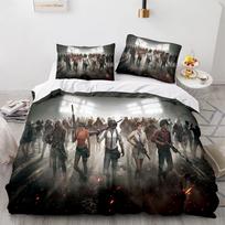 PUBG Bedding Set Single Twin Full Queen King Size Game PUBG Bed Set Aldult Kid Bedroom Duvetcover Sets 3D Print Men/women 031 EU single(135x200cm)