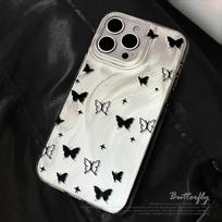 Plunksnų telefono dėklas, skirtas iPhone 11 13 16 Pro Max iPhone 14 15 Pro Max 12 13 Pro Max 16 Samsung S24 FE A55 A05S A54 S22 A15 S23 A12 A52S A34 A05S A14 iPhone 11 gryna