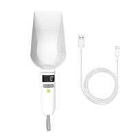 Skaitmeninis matavimo šaukštas svarstyklės Didelio tikslumo LCD ekranas Elektroninis semtuvas svarstyklės 1g-800g 1pc white