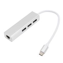 USB to Ethernet Adapter 1000Mbps High Speed Type C3.0 to USB3.0 RJ45 Gigabit Network Adapter for