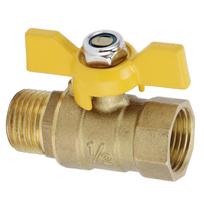 G1/2 Išorinis sriegis Rutulinis ventilis Sustorintas Kuro Dujų Ventilis Pneumatika Santechnikos Priedas