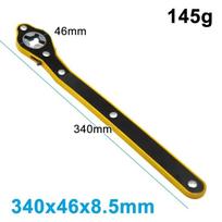 Car Mounted Small  Universal Crank Handle Accessories with  Tools Car Jack Handle Lever Labor-saving Wrench Tool black