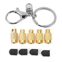 4?in?1 Tire Deflator Portable Tyre Deflation Valve Tools for Offroad Vehicles with Valve Caps