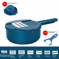 1Pc Blue/Kitchen Multifunctional Salad Utensils Vegetable Chopper Carrot Potato Manual Shredder Cook Vegetable Tools