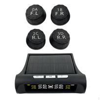 Tire Pressure Monitors System Solar Digital TPMS, Easy to Install Tyre Monitor for Truck