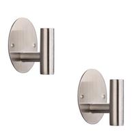 2pcs/Lot Robe Hook 304 Stainless Steel Adhesive Kitchen Bathroom Wall Hook Brushed Gold Black Round Towel Clother Key Hat Hanger sidabras