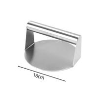 Hamburger Press 304 nerūdijančio plieno neprideganti mėsa jautienos grilis Burger Press Patty Maker Hamburger Maker virtuvės reikmenys gray