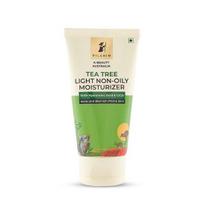 Pilgrim Australian Tea Tree oil free moisturizer for face for oily & acne prone skin , Face moisturizer for women & men | 80 gm white