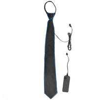 LED Necktie Lighting Modes Adjustable Polyester Key Switch Light Up Neck Tie for Carnival Music