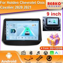2 din Android 14 Automobilinis radijas Multimedijos grotuvas Holden Chevrolet Onix Cavalier 2020 2021 Carplay Auto GPS Stereo 2din 4 core 2GB+32GB carplay