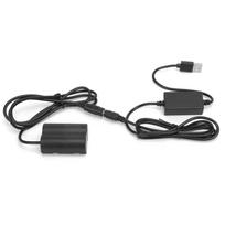 NPW235 fiktyvus akumuliatorius DC jungtis maitinimo adapteris su USB maitinimo kabeliu, skirtas Fujifilm XT4 GFX100S