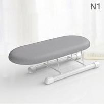 Folding Mini Ironing Board With Folding Legs Portable Household Clothes Ironing Rack Home Supplies Heat Resistant Ironing Cover AVE white