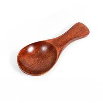 Mini natūralaus medinio šaukštelio šaukštelis arbatos kavos prieskonių druskos prieskonių cukraus šaukštelio ledų šaukštelio 1 pc smėlis