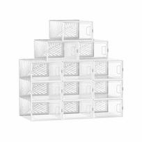 Batų dėžės 12 vienetų 33,5x23x14cm., baltos spalvos