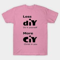 T Shirt Women Less Diy More Ciy Harajuku Print Kawaii Tshirt Summer Short Sleeve Female T-Shirt Top Tee S
