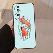 Winter Fox Foxes For Honor 90 70 50 Lite Magic 5 Pro 8X 9X Phone Case For Honor X8a X9a X7a X6a X9 X7 X8 X9b Honor 9X white
