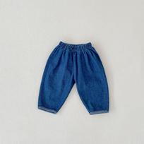 2024 Autumn Kids' Cotton Denim Trendy Carrot Pants 66 cm