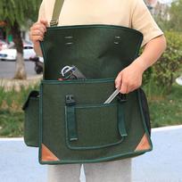 Tool Bag Cross Body Heavy Duty Large Capacity Tools Sling Shoulder for Office Use