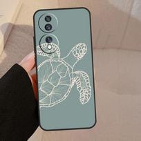 Sea Turtle Case For Honor Magic 5 Pro 50 70 90 Lite Honor 8X 9X X9b X9a X8a X7a X6a X6 X7 X8 X9 Cover Honor X8a gray