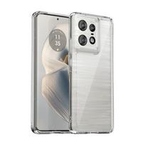 Skaidrus Spalvotas TPU dėklas Motorola Moto Edge 50 Pro 40 Neo Fusion Ultra Apsauginis Dangtelis Skaidrus Coque Korpusas Fundas Capa Moto Edge 50 Pro skaidri