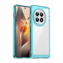 For OnePlus 13 5G Case For OnePlus 13 12 11 12R 11R Cover Colorful Soft Edge Silicone Transparent Bumper For OnePlus 13 Fundas For OnePlus 13 blue