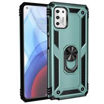 Smūgiams atsparus dėklas Motorola Moto G Stylus 2021 dėklui Moto G Stylus piršto žiedo laikiklis Telefono dėklas Moto G Stylus XT2115 Funda Moto G Stylus 2021 žalia