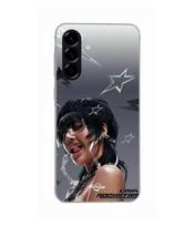 Case - Maniacase - Samsung Galaxy A26 - Silicone - Black - Rockstar Lisa Blackpink 2024 juoda