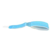1Pc Overlapping Toe Separator Orthopedic Bunion Valgus Hammertoe Corrector Pain Relief Women L blue