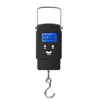Nešiojamos elektroninės svarstyklės 50 kg blue