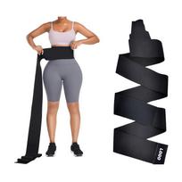 Waist Trainer Body Shaper Snatch Me Up Bandage Wrap Women Slimming Stretch Bands Lumbar Support Invisible Adjustable Wrap S-3m gray