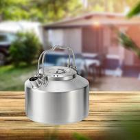 Camping Kettle with Carry Pouch Handles Easy to Clean Picnic Teapot Water Coffee Pot for