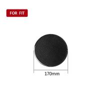 fits For Honda fit Jazz 2014-2016 Car Accessories Carbon fiber fuel tank cap protection panel car exterior decoration sticker juoda