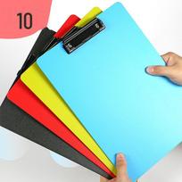 Thick Spanish A4 Metal Clip Plywood Hard Plastic Writing Pad