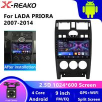 Android 12 Carplay Car Radio Android auto For LADA Priora 2007 2008 2009-2014 multimedia player GPS navigation 2din autoradio 4core-1+32G-CP