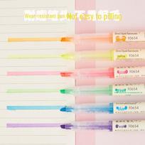 6-Pack Fluorescent Liquid Pens: Instant Ink Flow, No Press Needed for Marking, Highlighting, & Note-Taking in Style. Chisel Tip