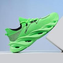 Men Flyknit Running Shoes Sneakers Male Tenis Luxury Designer Mesh Breathable Casual Fashion Blade Cushioning for Men 39