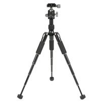 Camera Tripod 360 Degree Ball Head Height Adjustable Lightweight Portable Tripod with Phone Clip
