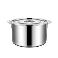 Nerūdijančio plieno indai Didelis puodas Storas sunkus puodas Didelės talpos sriubos puodas su dangčiu 2 Inner Diameter 35cm / 13.8in