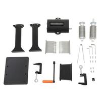 Vertical Manual Heavy Duty Meat Cuber Tenderizer Jerky Slicing Machine with Stainless Steel Blades L black