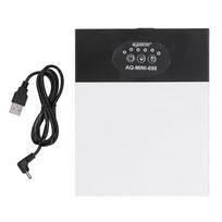 12W 5V Akvariumo deguonies siurblys USB Dvigubo naudojimo deguonies siurblys Lauko nešiojamas Ypač tylus Žuvų rezervuaro oro black