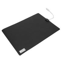 Electric Foot Warmer 9 Temperature Gears Adjustable Waterproof Portable Far Infrared Foot Heating UK Plug black