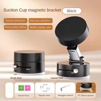 New Vacuum Suction Cup Magnetic Mobile Phone Holder Desktop Foldable and Retractable Lazy Car Glass Wall Multi-function Mobile Phone Holder 1# juoda