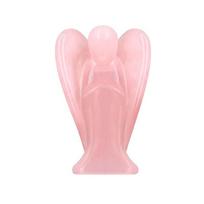 1in Mini Crystal Carving Angel Crystal Gift Home Decor MineralSpecimen, Bare Stone, Healing Stone 4cm