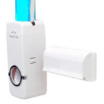 Automatic Toothpaste Dispenser Set Hanging 5 Toothbrushes Toothpaste Squeezer with Dustproof