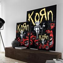 Korn Rock Band Music Poster Anime Posters Sticky HD Quality Wall Art Retro Posters for Home Kawaii Room Decor 21cm×30cm NoFrame