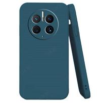 For Cover Huawei Mate 50 Pro Case For Mate 50 Pro Capas Back Bumper Armor Shockproof TPU Soft Case For Huawei Mate 50 Pro Fundas For Mate 50 Pro mėlyna