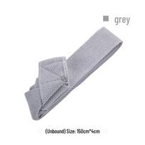 Adjustable PU Rubber Yoga Mat Strap - Portable, Stretchable Single Shoulder Carry Strap gray