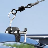 2Pcs Camping Lantern Clamp Light Stand Clip Solid Anti Slip Stable Mount Car for Roof