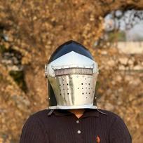 Barbuta Visor Helmet  Medieval Knight Armor  Steel  Cosplay Halloween Costume Barbuta Warrior Helmet Best Gift